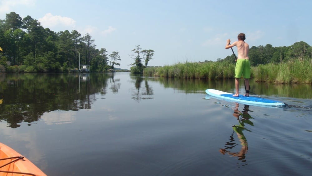 Paddle board lessons outer banks nc weather