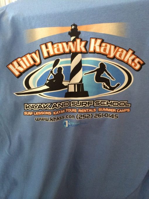 Outer Banks Kayak Surf Lesson Tshirt